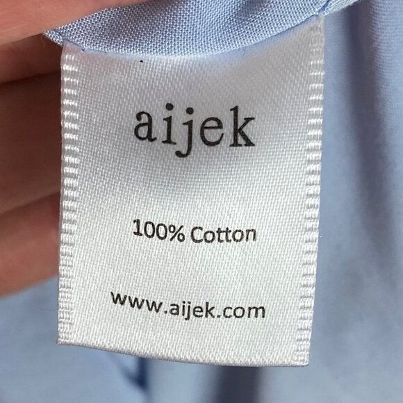 Revolve Aijek Maria Flutter Sleeve Mini Dress Blue Size 10 / 12 Ruffle Bohemian - Picture 5 of 10